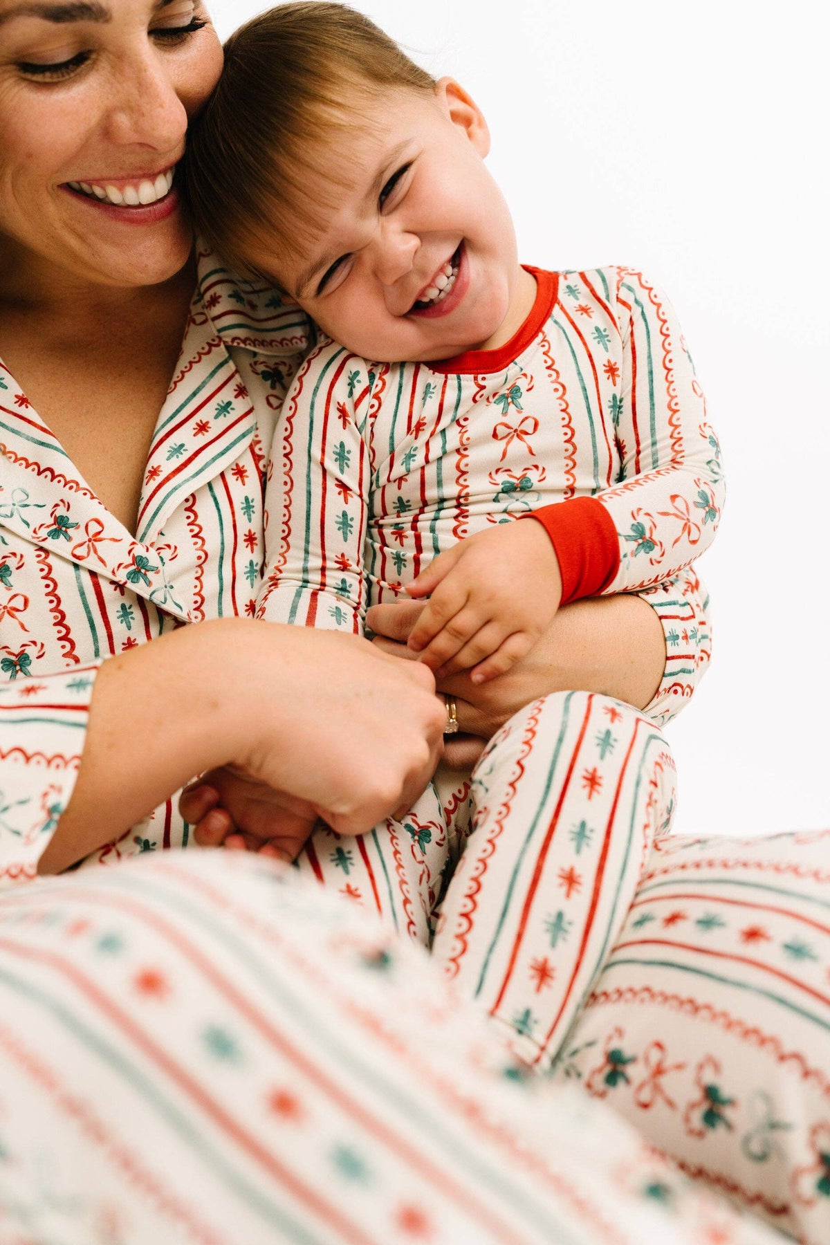 Christmas Dainty Bow Bamboo Set: 3T