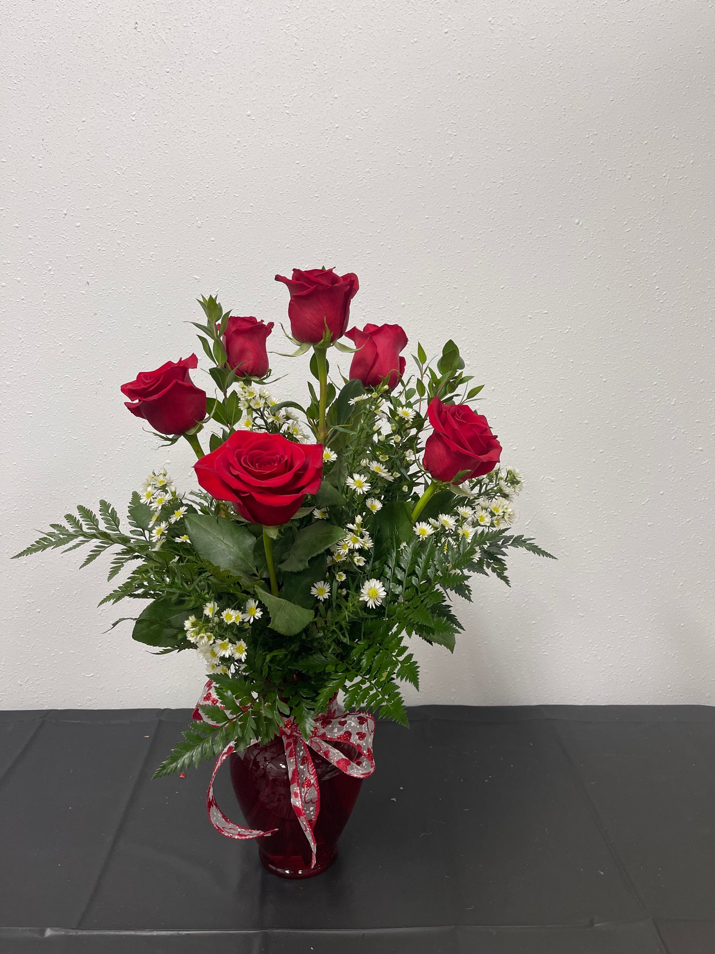 HALF DOZEN ROSE VASE