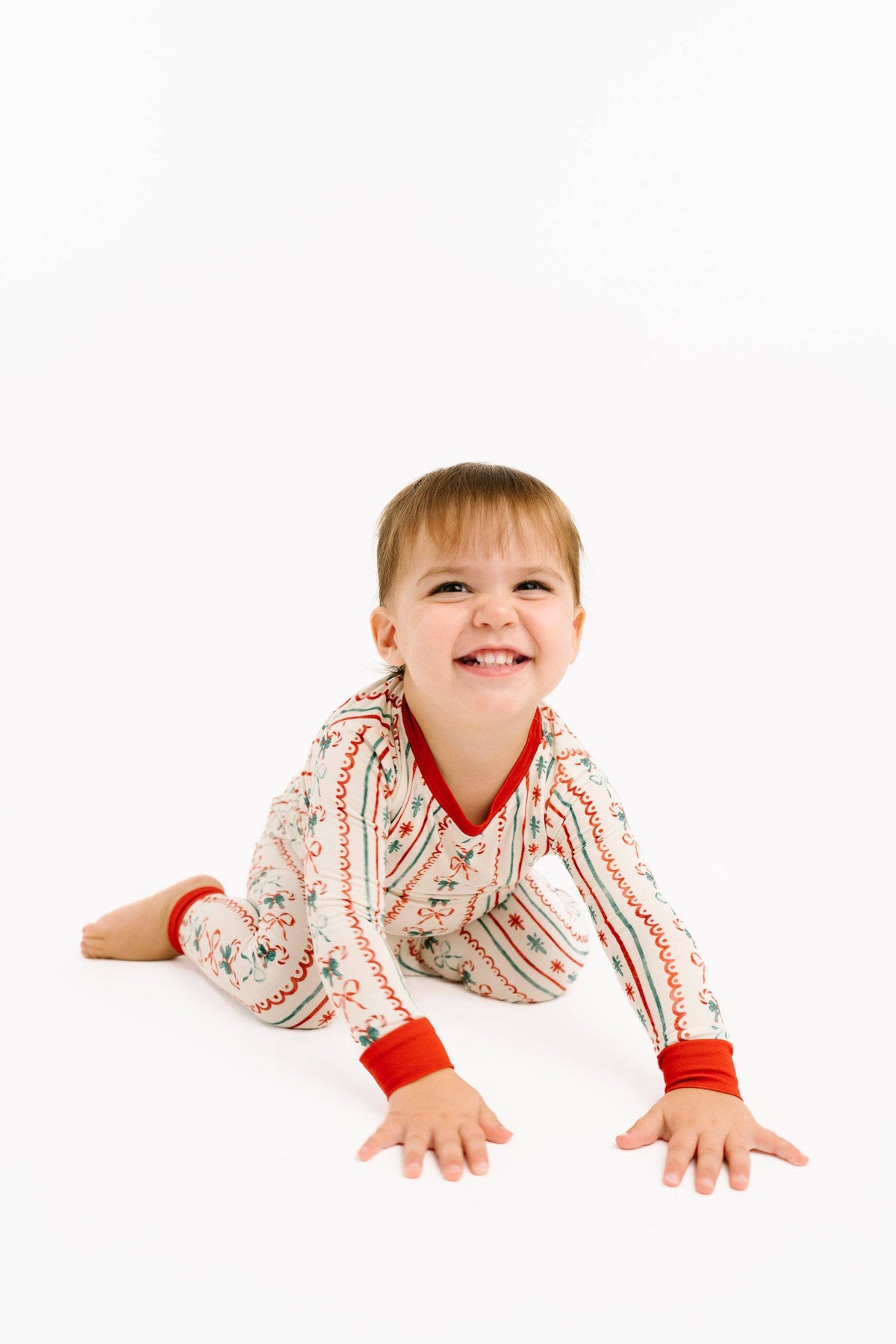Christmas Dainty Bow Bamboo Set: 18-24M