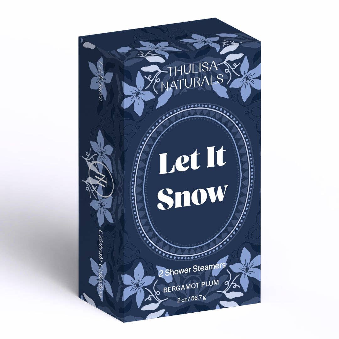 CHRISTMAS SHOWER STEAMER | 2 Pack Gift Set | Bergamot Plum