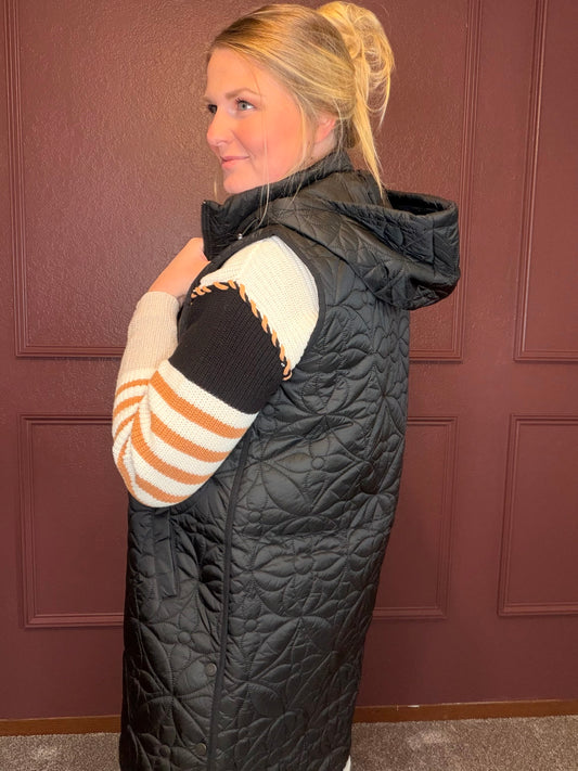 Charlie B Long Puffer w/Removable Hood