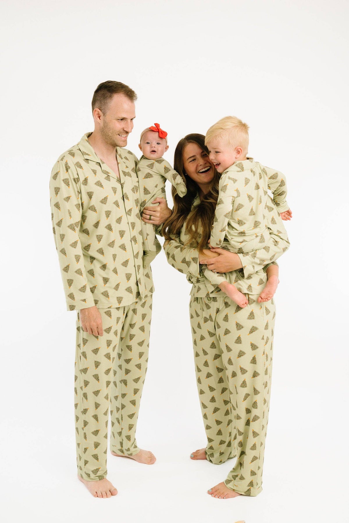 Magical Trees Bamboo Button Up Set: 12/14