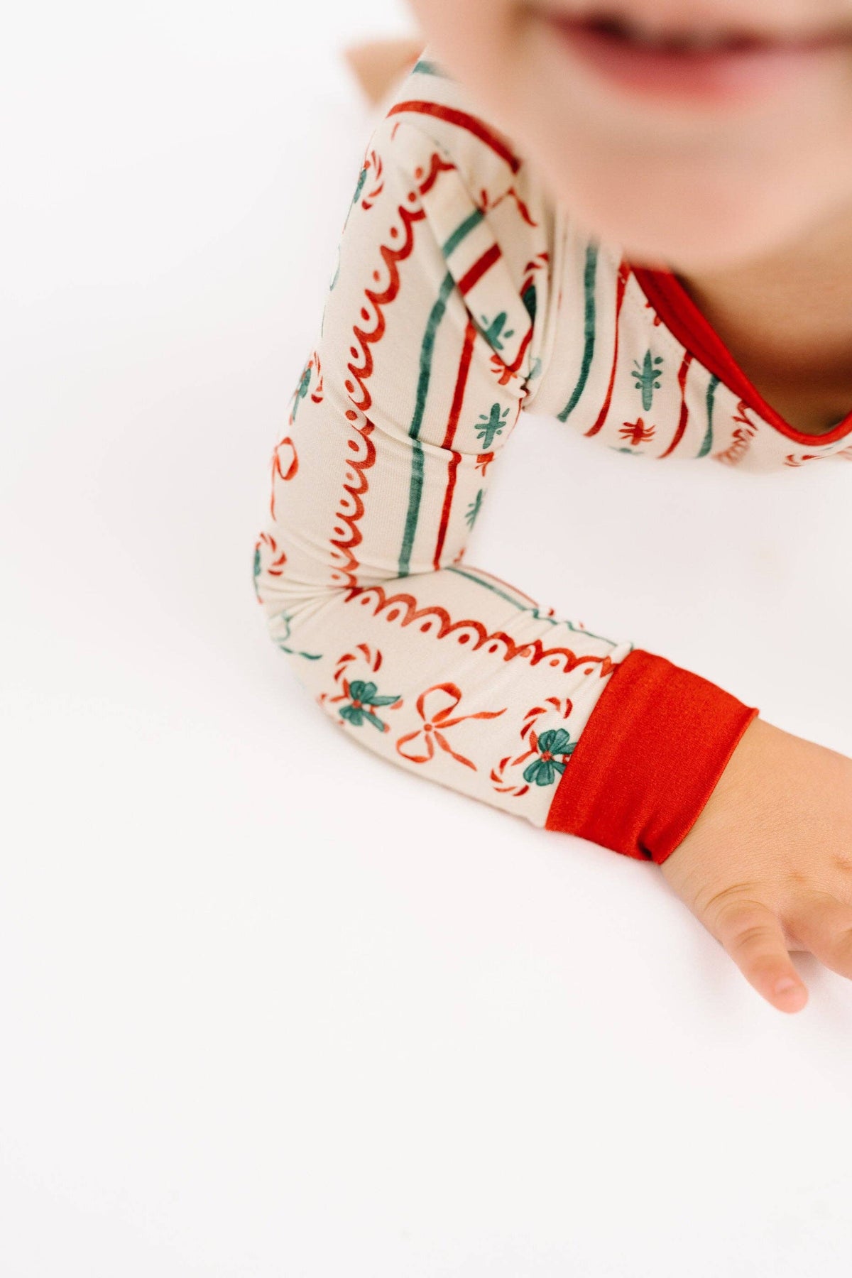 Christmas Dainty Bow Bamboo Set: 3T