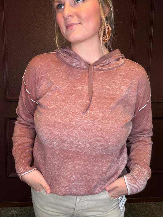 Charlie B Long Sleeve Hoody Sweater