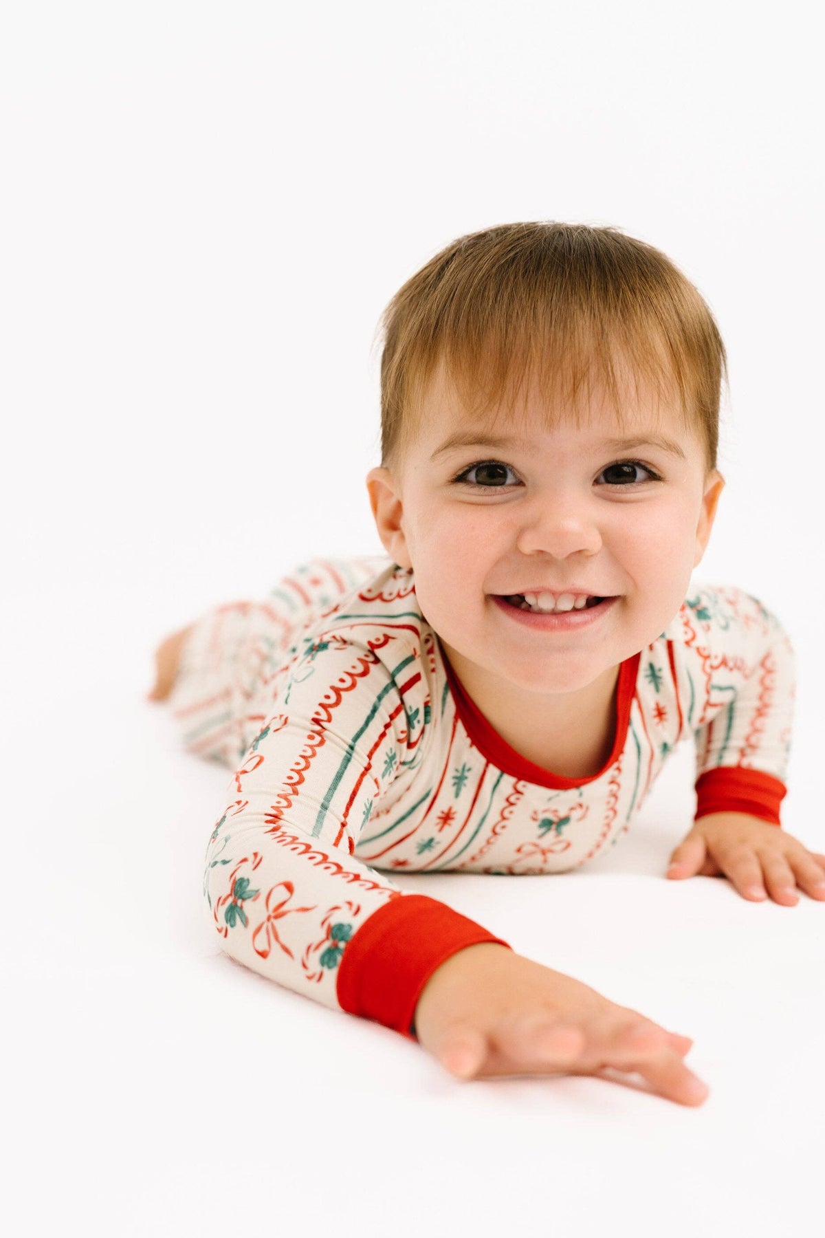 Christmas Dainty Bow Bamboo Set: 18-24M