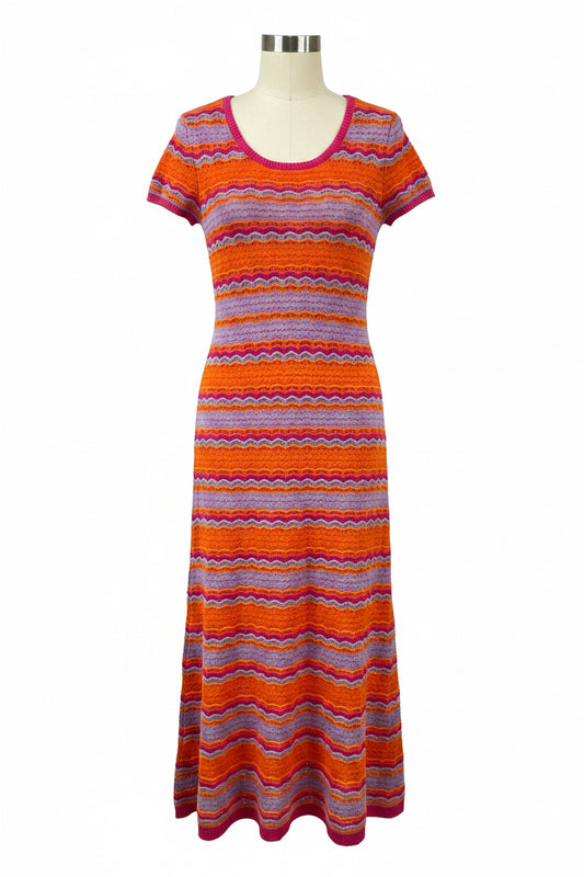 Tribal Scoop Neck Sweater Dress