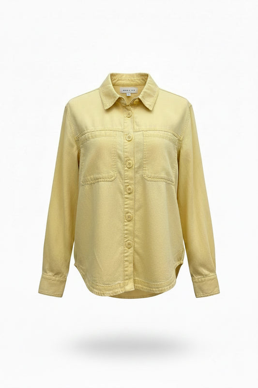 Tribal Flowy Overshirt, Yellow