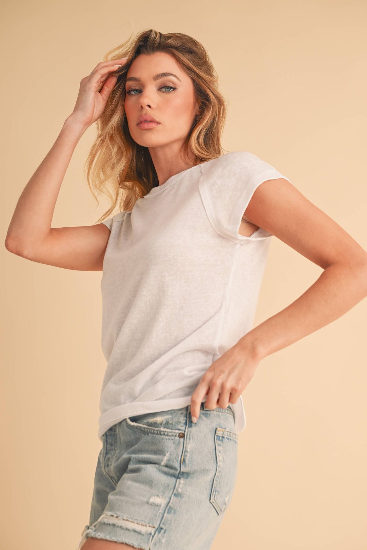 Ivy Tee: Cherry / Contemporary